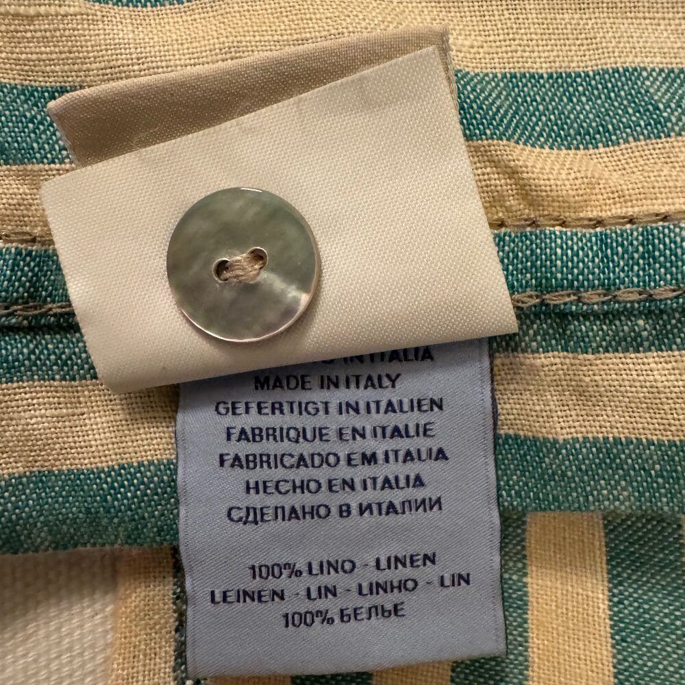 SCARTI LAB STRIPED LINEN SHIRT - Picture 5 of 8